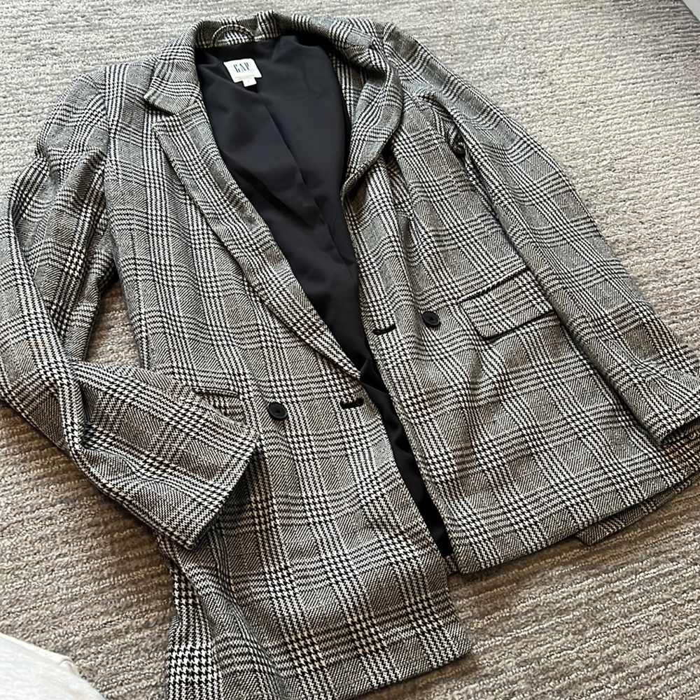 houndstooth blazer 6 tall